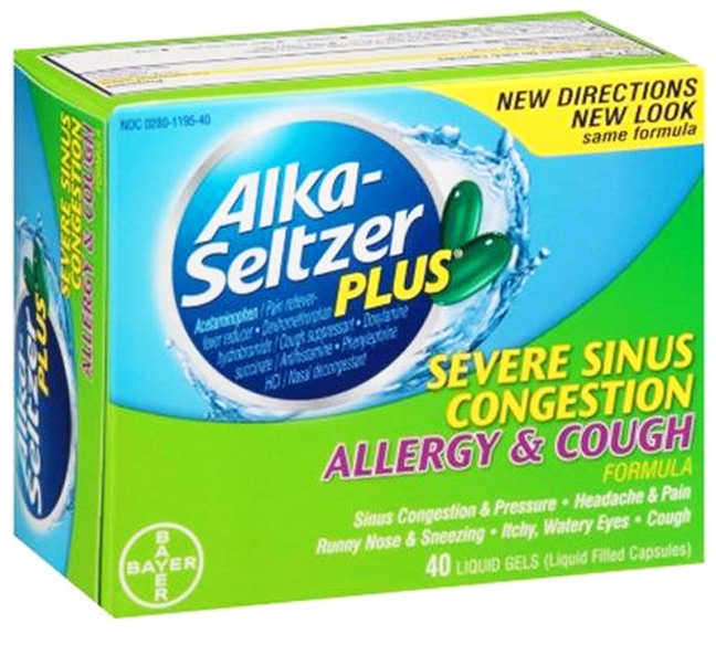 Wholesale Alka-Seltzer Plus Severe Sinus Congestion Allergy Cough