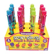 Scent-Sible Kawaii 6 in 1 Pens - Assorted Colors