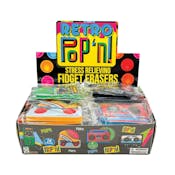 Retro Pop N Erasers, Assorted, 24 Pack