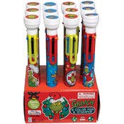 Grinch Pens with Stamper - 6 Ink Colors