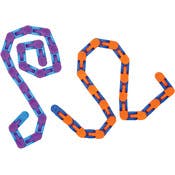 Wacky Tracks Squeeze Link Toys - 2 Color Combos