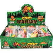 Big Foot Puzzle Erasers - Multicolored