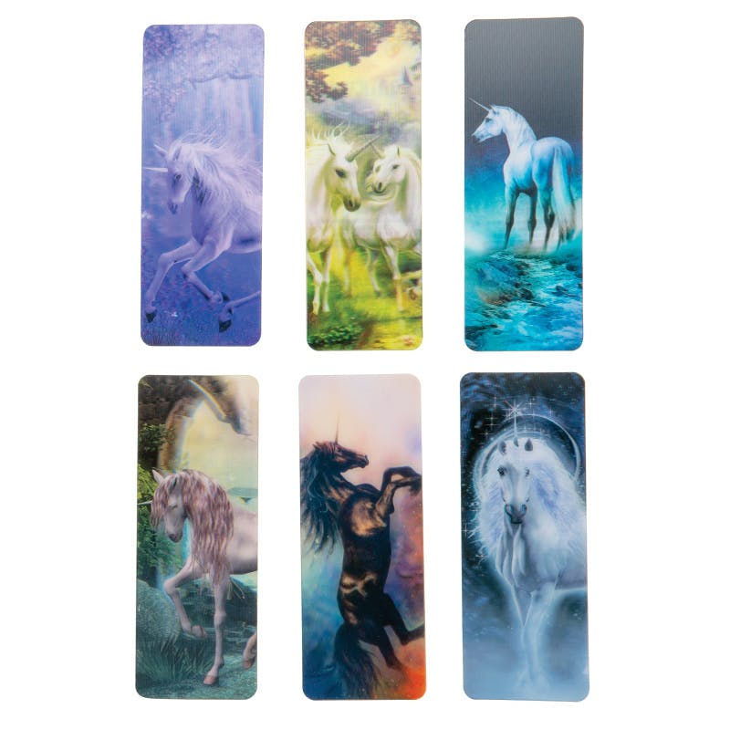 Lenticular Unicorn Bookmarks - Assorted Styles