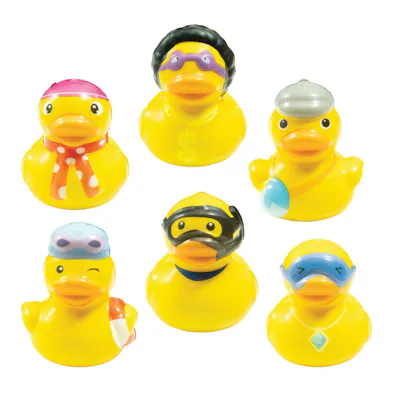 Splash Squad Duck Squishy Toys, Assorted - 2"