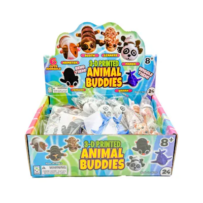 3D Printed Animal Buddies, Assorted - 2"