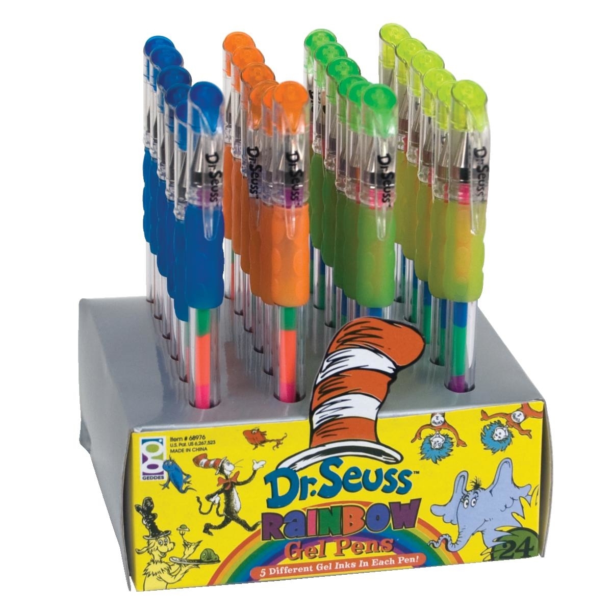 Wholesale Dr Seuss Rainbow Gel Pen Dollardays