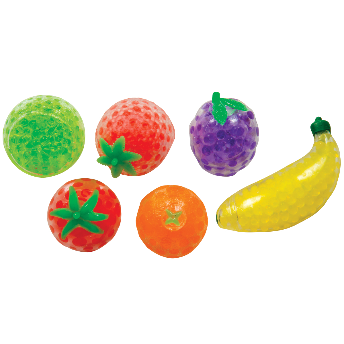 Fruit-Shaped Stress Balls - Assorted, 2- 4