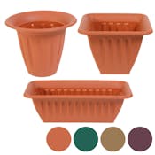 Medium Planters - Assorted Colors, 3 Shapes