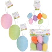 Easter Egg Décor Set - Garland and Hanging Eggs