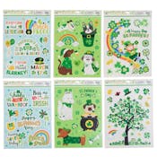 St. Patrick's Day Window Clings - Assorted