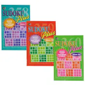 Sudoku Puzzle Books - Large Grids, Two Titles
