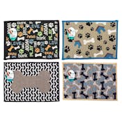 Pet Mats - Assorted Dog Designs, Non-Slip