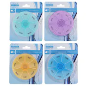 7-Day Round Pill Organizer - 3.5"