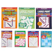 Large Print Puzzle Books - Seven Titles