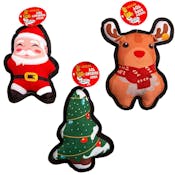 Christmas Canvas Dog Toys - Assorted Styles