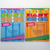 Giant Easy Word-Finds, Assorted - 80 Pages, Two Titles