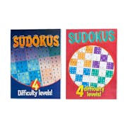 Sudoku Puzzle Books - 80 Pages, Two Titles