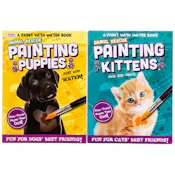 Puppies and Kittens Paint with Water Books - 24 Pages