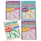 Word Find Books, Large Print - 98 Pages