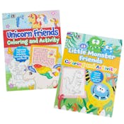 Unicorn and Little Monsters Coloring Books, Assorted - 32 Pages