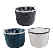 Round Storage Bins - Assorted Colors