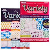 Variety Puzzle Books - Assorted Games
