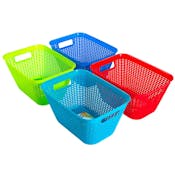 Large Rectangular Baskets - Assorted Colors