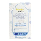 Laundry Detergent Sheets - Free & Clear, 12 Packs