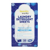 Laundry Detergent Sheets - Fresh Linen, 12 Packs