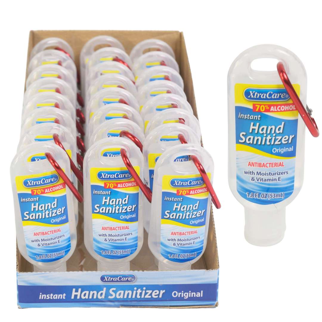 Hand Sanitizer with Clip - 1.8 oz