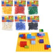 48 Piece Building Block Sets, Assorted Colors