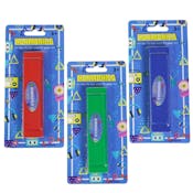 Toy Harmonicas, 3 Assorted Colors - 5"