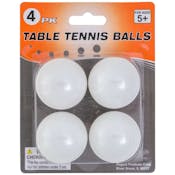 Table Tennis Balls, 4 Pack