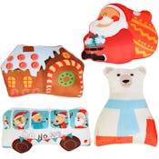 Christmas Dog Toys, Assorted, 7.5in