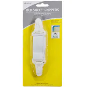 Bed Sheet Grippers - White, 4 Pack