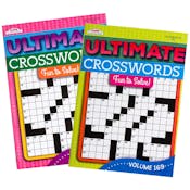 Ultimate Crossword Puzzle Books - 2 Volumes