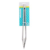 Barbeque Tongs - Chrome Plated, 14"
