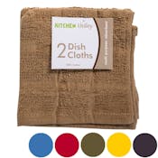 Kitchen Dish Cloths - Assorted, 2 Pack