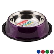 Stainless Steel Pet Bowls - Assorted Colors, 64 oz