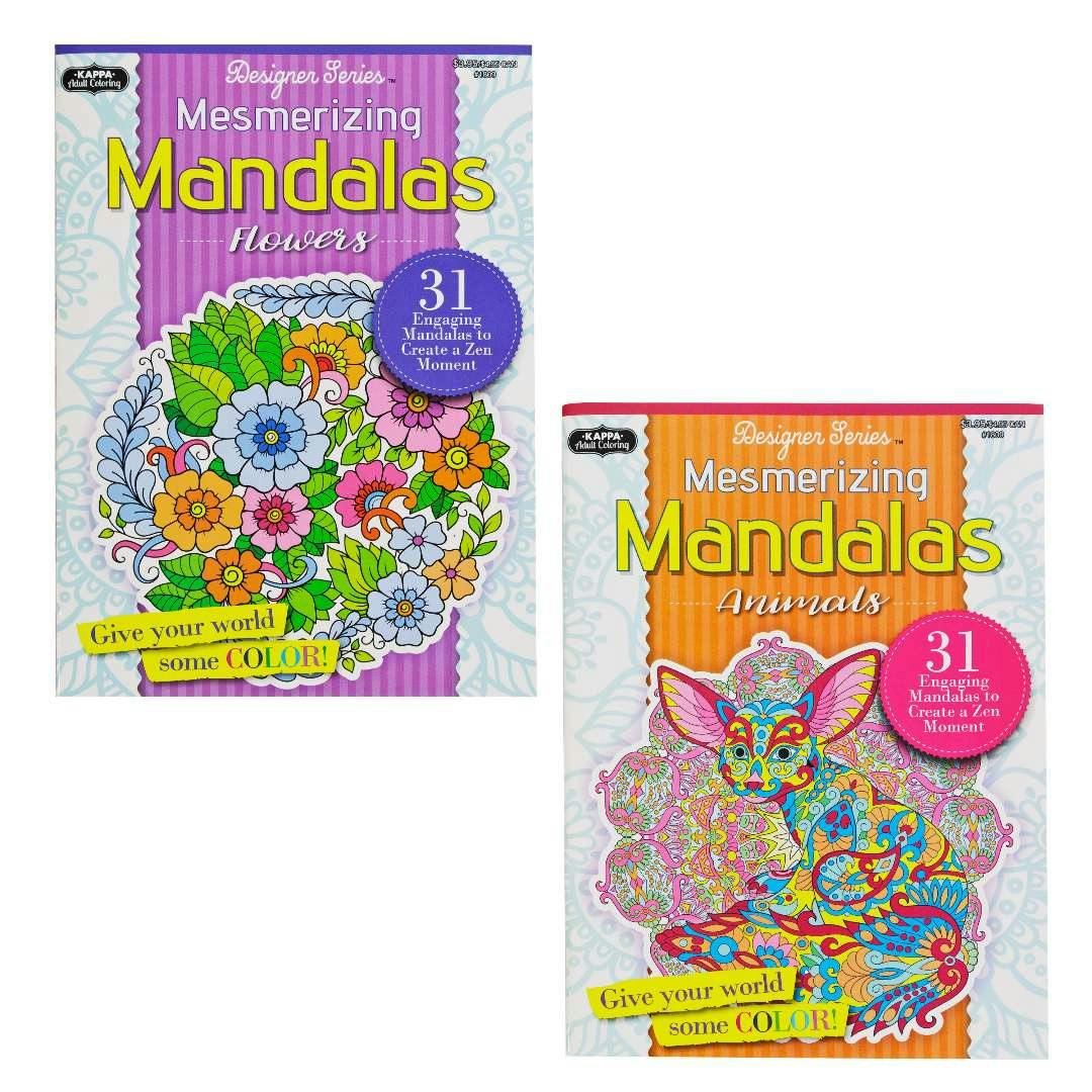 10 Pack Adult Coloring Book Super Set - Bundle with 10 Adult Coloring Books  for Women, Men Featuring Mandalas and More Plus Colored Pencils and  Bookmark