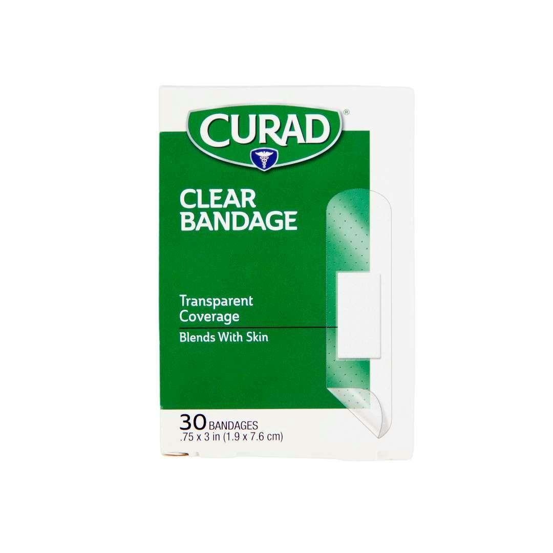 Curad Clear Plastic Bandages - 30 Count