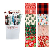Christmas Gift Wrap, Assorted Styles - 100 Sq. ft.