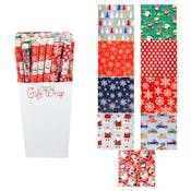 Christmas Gift Wrap, Assorted Patterns - 40 Sq. ft.