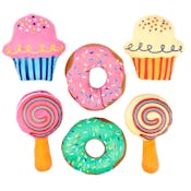 Squeaker Dog Toys - Assorted Dessert Shapes