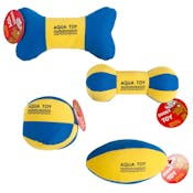 Floating Dog Toys - Assorted Shapes, Blue/Yellow