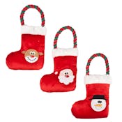 Dog Toy Christmas Stockings - Assorted