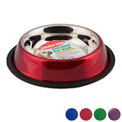 Stainless Steel Pet Bowls - Assorted Colors, 16 oz