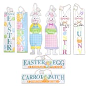 Easter Wall Plaques - 8 Assorted Designs