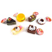 Dog Chew Toys - 6 Food Designs, Squeaker