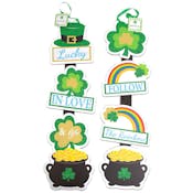 St. Patrick's Day Wall Plaques - 2 Three Piece Sets